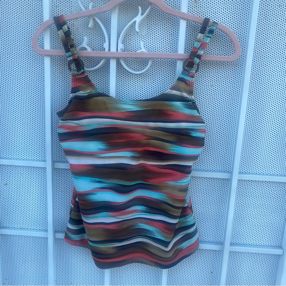 Croft & Barrows women’s 10 Tankini top underwire adjustable straps